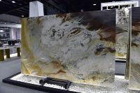 SHIHUI haute qualité Design moderne Aquarella Quartzite dalle populaire violet marbre hôtel fond mur roche pierre naturelle