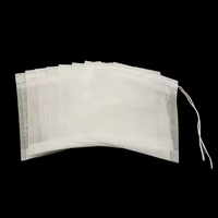 Chine Usine Blanc Couleur Vide Jetable Fibre De Maïs Thé Filtre Sacs Cordon Sachet De Thé