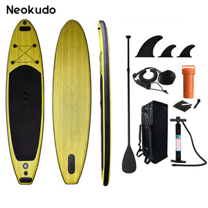 Planche de <span class=keywords><strong>Paddle</strong></span> <span class=keywords><strong>gonflable</strong></span> en fibre de verre pour Yoga et pêche, pliable - Product Image 3
