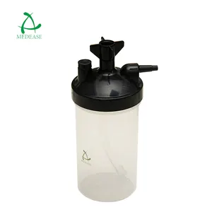 ME2002-A Medical Oxygen Bubble Humidifier Bottle (Black Lid) for Various Oxygen Concentrators