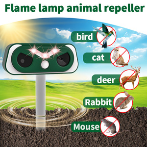 Repelente de Plagas para Exteriores Moderno, Impermeable IP66, con Energía Solar, Carga USB y Modos Ajustables para Pájaros, Gatos, Ciervos y Conejos - Product Image 4