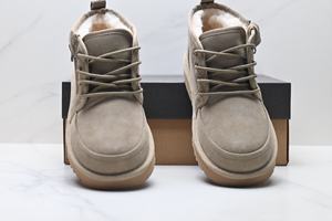 Nouvelles bottes de travail montantes en laine pour hommes, modèle 2026, best-seller, design original de marque, bottes de neige en cuir véritable, chaussures en coton - Product Image 4