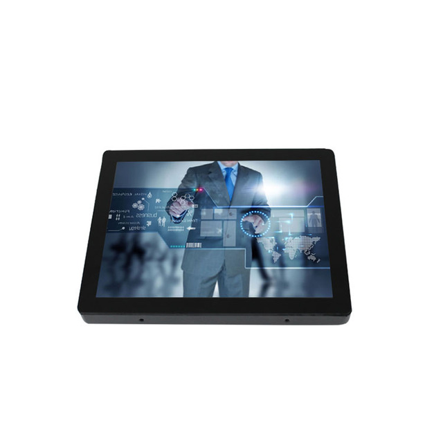 Embedded 8 Inch IPS LCD Touch Screen Industrial Monitor with Metal Case 4:3 Aspect Ratio USB Interface-New