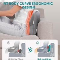 Coussin de massage électrique Shiatsu 3D à pétrissage profond, conception ergonomique pour la relaxation musculaire de la taille, la récupération et les soins quotidiens