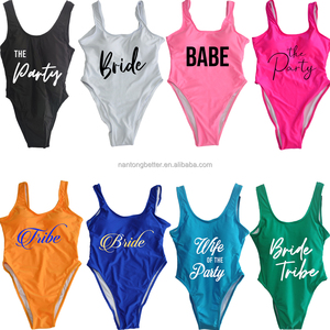 Expédition rapide maillot de bain de fête nuptiale <span class=keywords><strong>Sexy</strong></span> <span class=keywords><strong>plage</strong></span> une pièce maillots de bain femmes maillots de bain cadeau de mariage - Product Image 6