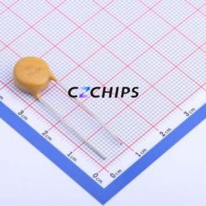 วาริสเตอร์ ZVR10D751KL8B7A0 แบบ Through Hole (THT), ระยะขา P=7.5 มม. ตัวต้านทาน 750V 1.24kV 615V 460V - Product Image 2