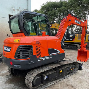 Precio bajo usado Doosan DX55 Mini excavadora 6Ton pequeña excavadora usada DH55 DH60 DX60 DX75 excavadora con alta calidad para la venta - Product Image 1
