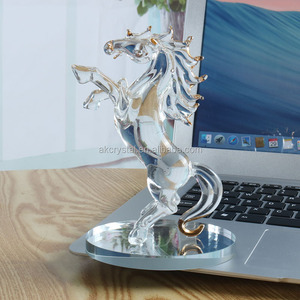 Tượng động vật thủ công bán chạy nhất, đồ trang trí nhà cửa, mô hình ngựa, cúp pha lê thủy tinh - Product Image 4