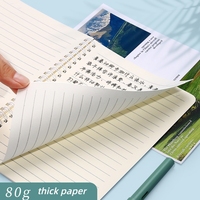 En stock, carnet à spirales double A5, 120 pages, carnet de notes pour enfants, carnet de notes à motifs de dessins animés, papier épais, ligné, papeterie, cadeaux