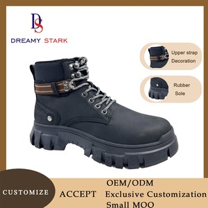 Dreamy Stark - Zapatos de Vestir de Piel Auténtica para Hombre, Diseño de Dos Tonos, con Cordones, Logotipo Personalizado Original de la Marca, Nueva Colección Otoño-Invierno - Product Image 2