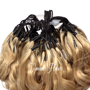 Vmae grezzo spessore vergine 27 18 613 biondo profondo fro crespo crespo <span class=keywords><strong>ricci</strong></span> 3C capelli uncinetto capelli umani Remy <span class=keywords><strong>extension</strong></span> capelli umani - Product Image 3
