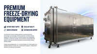 Industriële FD-vriesdroger voor fruit- en groenteverwerking SUS304 roestvrij staal QS-FD-20 laagconfiguratiemodel 30000kg