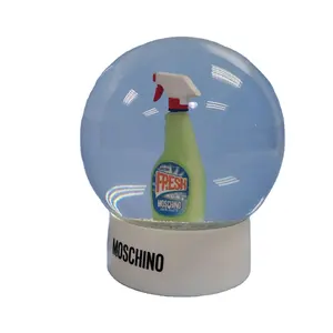 OEM globo di neve MOSCHINO profumo di acqua di vetro palla souvenir