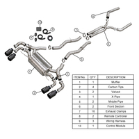 Système d'échappement sport à soupapes KYOSTAR pour BMW F90 M5 S63 4.4T V8 2018-2023