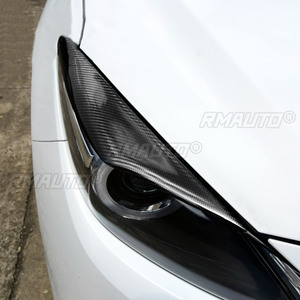 2 Piezas de Cubiertas Decorativas para Faros Delanteros de Fibra de Carbono para Mazda 3 Axela 2017 2018 2019, Adhesivos para Cubrir las Cejas de los Faros - Product Image 5