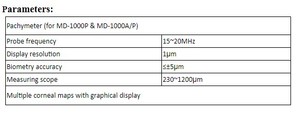 Biomètre ultrasonique ophtalmique ab MD-1000P pour <span class=keywords><strong>l</strong></span>'ophtalmologie, pachymètre, <span class=keywords><strong>scanner</strong></span> oculaire - Product Image 4