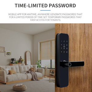 Nouvelle serrure électronique intelligente pour porte, serrure à empreintes digitales, mot de passe, carte IC, clé pour maison intelligente - Product Image 6