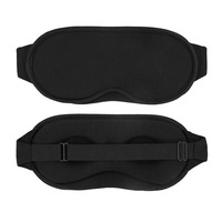 Masque pour les yeux en coton modal à mémoire de forme 3D, modèle 90050, personnalisable avec logo, pour hôtel, voyage, sommeil, occultant, vente en gros, export transfrontalier