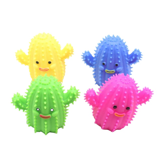 New Decompression Cactus Toy Unpack Funny Toys Flour Cactus Toy for Kids