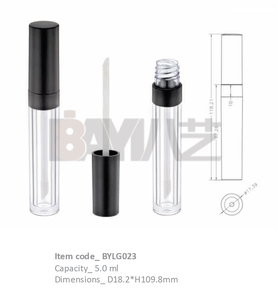 Contenants de rouge à lèvres liquides personnalisés de luxe, tubes de gloss à lèvres vides en plastique, flacon, emballage de gloss à lèvres haut de gamme - Product Image 2