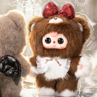 Peluche Babythree Sugar Baby V2 Génération 400% : Adorable Ours en Peluche et Lapin Diable pour Collection