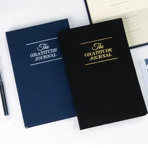 Wholesale Cheap Customised Linen Eco Friendly Notebook A5 For Planner Black Printing Custom Logo Handmade Leather'S Journal