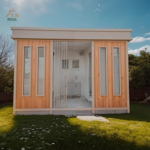 <span class=keywords><strong>Casa</strong></span> Contenedor Móvil de Lujo Ecológica Personalizada de 40 pies, Blanca, con Doble Baño, Prefabricada, de Acero Galvanizado y Panel Sándwich para Exteriores - Product Image 3