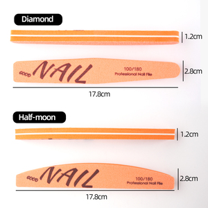 Nhà Máy Bán buôn chuyên nghiệp làm móng tay móng tay công cụ nghệ thuật hai mặt 100/180 Emery Hội Đồng Quản Trị và biểu tượng tùy chỉnh móng tay tập tin - Product Image 3