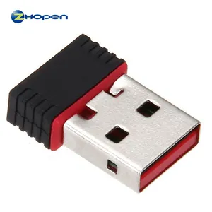 Tarjeta de red cCheap mini dongle WiFi inalámbrico 150Mbps mt7601 chipset 802.11n para computadora portátil de escritorio Win 7/8/10