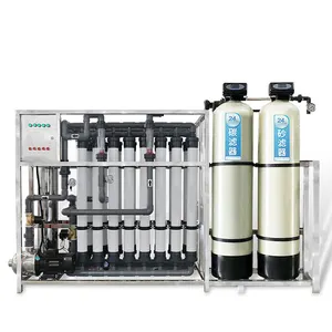 Battery use water 1000L/h stainless steel RO reverse osmosis water treatment with EDI