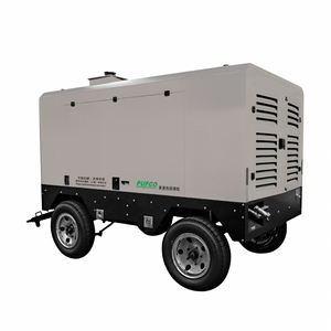 Compresor de aire de tornillo diésel estacionario 750cfm 21bar refrigerado por aire de alta presión lubricado con motor - Product Image 3