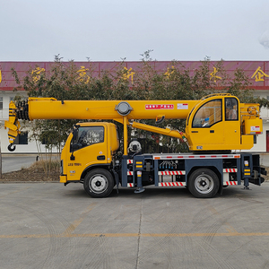 Grúa de Ruedas de 8 Toneladas de Alta Calidad Marca <span class=keywords><strong>JMG</strong></span>, Altura de Elevación de 26 m, Alta Eficiencia para Uso en Construcción, Envío Gratuito - Product Image 1