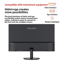 Für Lenovo U2403HA-V 24-Zoll für HDMI Wand halterung Monitor Fire Phoenix Dreiseitiger Mikro rahmen HDR Neues ASV-Panel für Desktop 75Hz