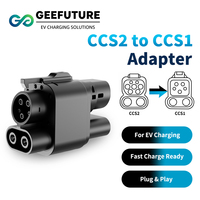 Adaptateur de chargeur EV GEEFUTURE 250A CCS2 vers CCS1, adaptateur de charge CCS2 vers CCS1, AC DC OEM ODM