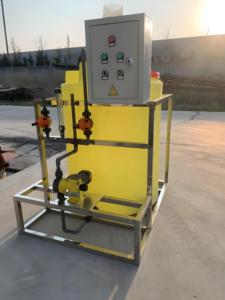 ปั๊ม PLC ควบคุมอัตโนมัติรุ่นใหม่สำหรับระบบเตรียมและจ่ายสารเคมีโพลีเมอร์ผงสำหรับบำบัดน้ำเสีย อัตราการไหล 5 ลบ.ม./ชม. - Product Image 6
