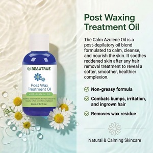 Huile apaisante à l'azulène pour soins post-épilation, réduit les rougeurs, soulage la douleur, nettoyant corporel et facial pour la peau après épilation - Product Image 2