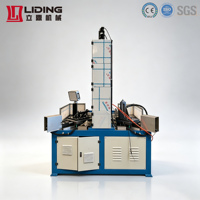 Machine de formage et de soudage de conduits ronds OEM, ligne de production de tuyaux spirale intégrée avec soudage laser pour système CVC