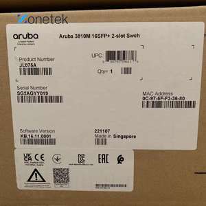 Commutateur réseau JL075A Aruba <span class=keywords><strong>3810M</strong></span> <span class=keywords><strong>16SFP</strong></span>+ 2 slots en stock – Ventes flash - Product Image 5