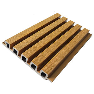 Rainure extérieure WPC <span class=keywords><strong>bois</strong></span> plastique composite revêtement mural WPC panneau cannelé panneaux extérieurs wpc maison d'usine - Product Image 6