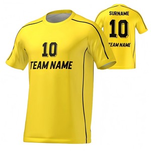 Maillot de football pour adulte à découpe automatisée, respirant, léger, style décontracté urbain, pour le sport, le fitness et les événements sportifs - Product Image 1