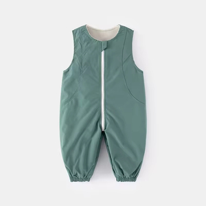 Pantalones de una Pieza sin Mangas para Niños y Niñas, Ropa de Bebé de Algodón para Primavera y Otoño, Pantalones Anti-Suciedad para Gatear - Product Image 4