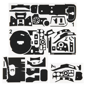 KIWIFOTOS Matrix ฟิล์มป้องกันผิวกล้องสีดำสำหรับ <span class=keywords><strong>Nikon</strong></span> <span class=keywords><strong>Z5</strong></span> - Product Image 2