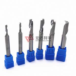 Fresa de extremo plano de carburo sólido HRC55 para corte de aluminio - Product Image 6