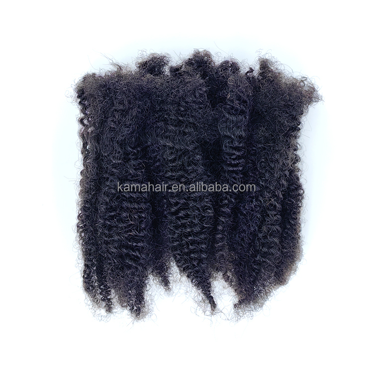 Popular Braiding Hair 100% Human Hair 4B 4C Afro Kinky Bulk Human Hair for Locs and Twist Detail Section 4