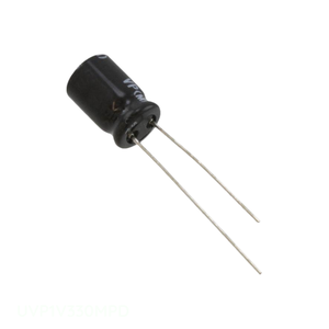 Condensador de Aluminio de 33 uF, 20%, 35V, Canal del Fabricante UVP1V330MPD, Tipo RADIAL TH, de Montaje a Través de Orificio - Product Image 1