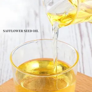 hot selling high linoleic safflower oil cold prees safflower oil for skin hair