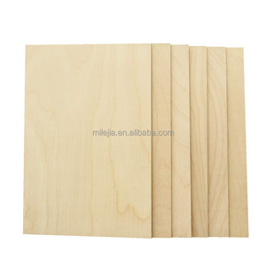 1/8 pouces feuille de tilleul <span class=keywords><strong>bouleau</strong></span> contreplaqué 3mm feuilles de bois pour brûler Laser modèle architectural <span class=keywords><strong>dessin</strong></span> peinture gravure artisanat - Product Image 2