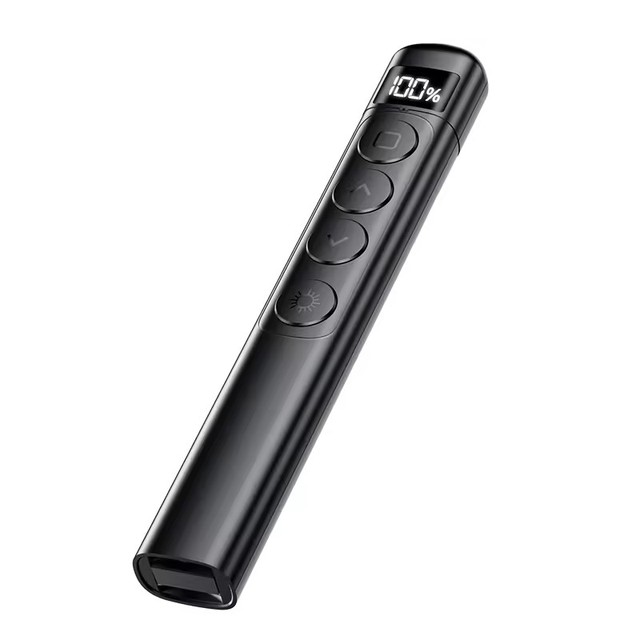 Wireless Red Light Remote Presentations Clicker Laser Pointer Long Range 2 In1 USB Type C Portable Laser Pointer for Led Screen