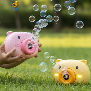Jouets pour enfants AJB, cadeau pour enfants, produit d'extérieur, simulation de dessin animé, petit cochon, lumières, effets sonores, matériau ABS, appareil photo à bulles pour enfants - Product Image 1