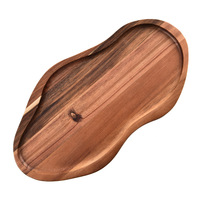 Vente en gros de plateau en bois d'acacia de style best-seller pour steak sushi assiette à dîner théière